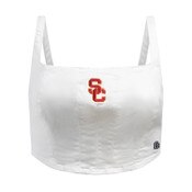 USC Trojans Women's Hype and Vice White Denim SC Interlock Corset